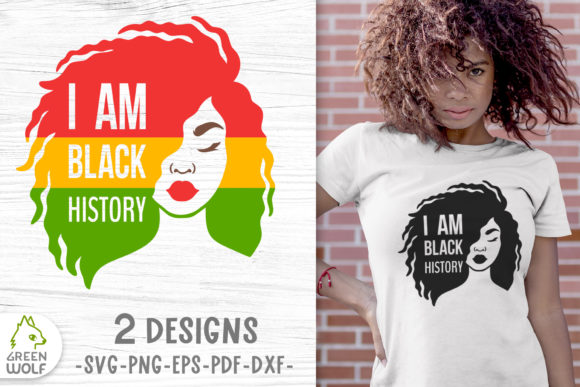 Black History Month Design Graphics